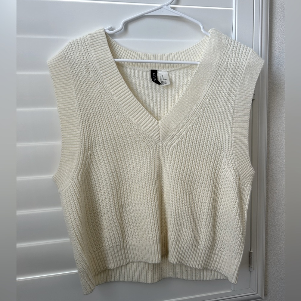 Off White Sweater Vest